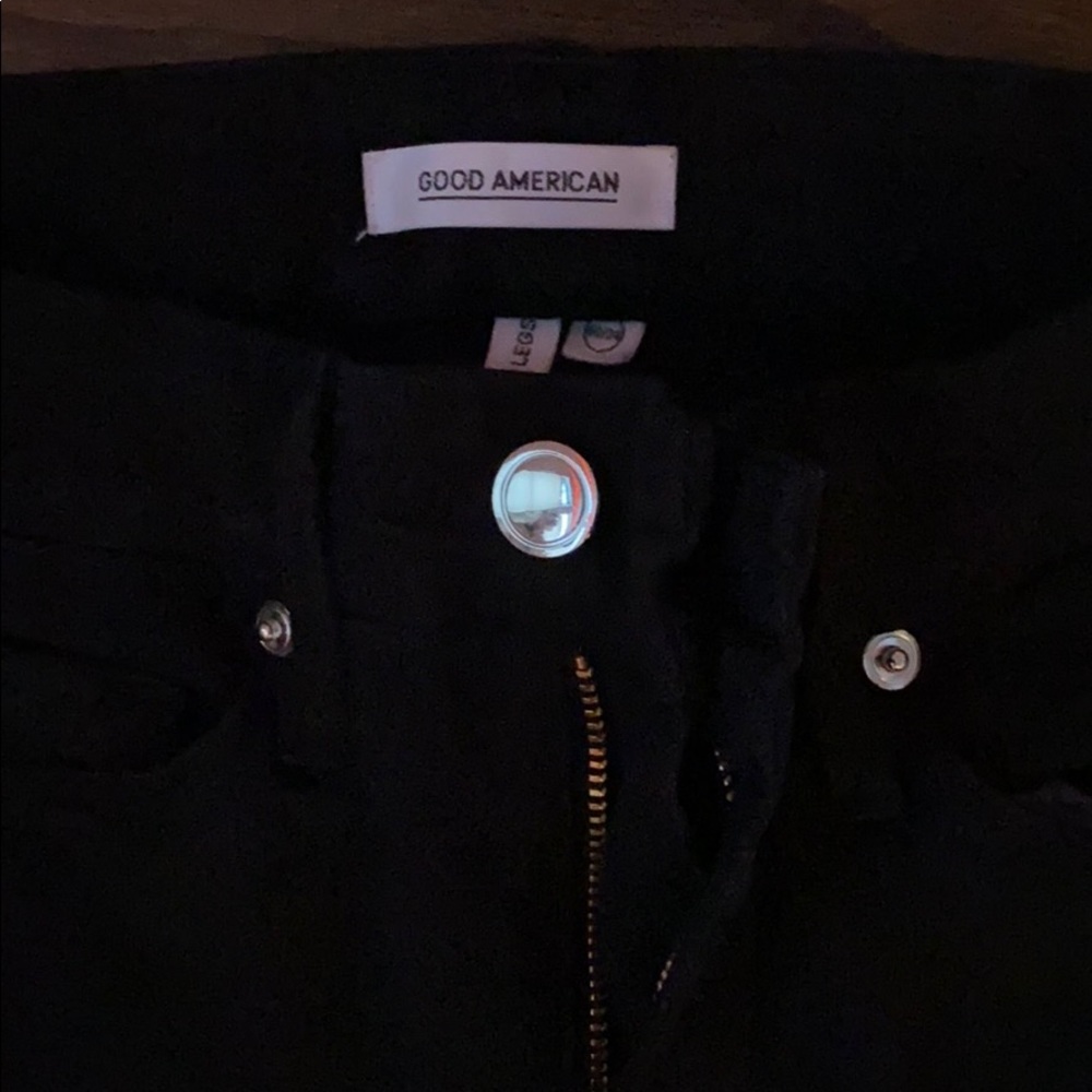 Black skinny good America jeans